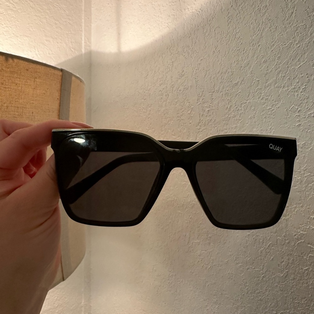 Quay Black Level Up Sunglasses